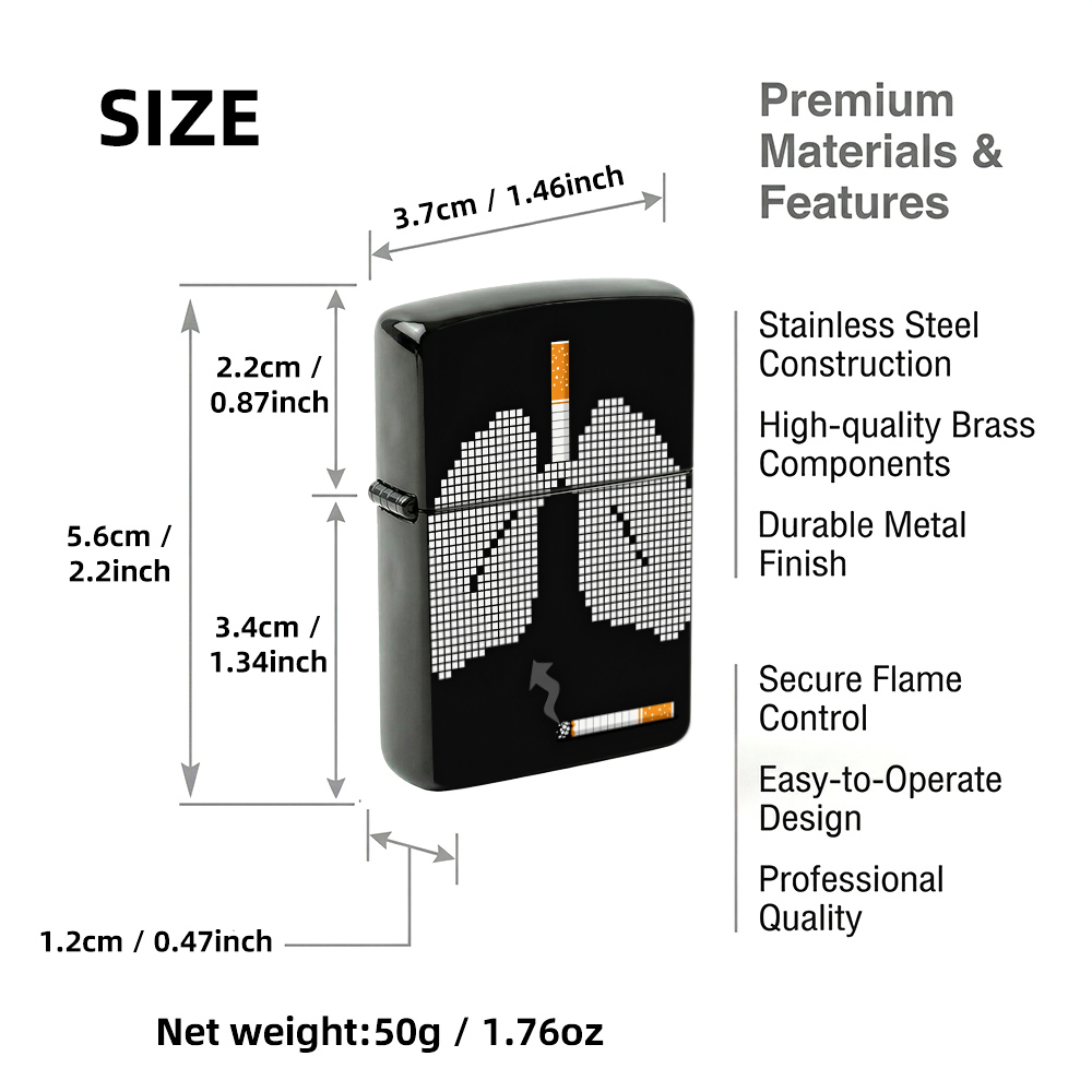 Accendino Flip Top con Grafica - Vintage Collectible Lighters recensione e prezzo